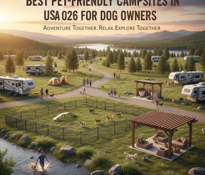 Best Pet-Friendly Campsites in the USA 2026 for Dog Owners